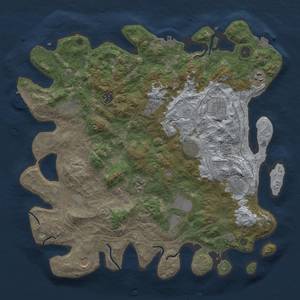 Thumbnail Rust Map: Procedural Map, Size: 4250, Seed: 98765138, 19 Monuments