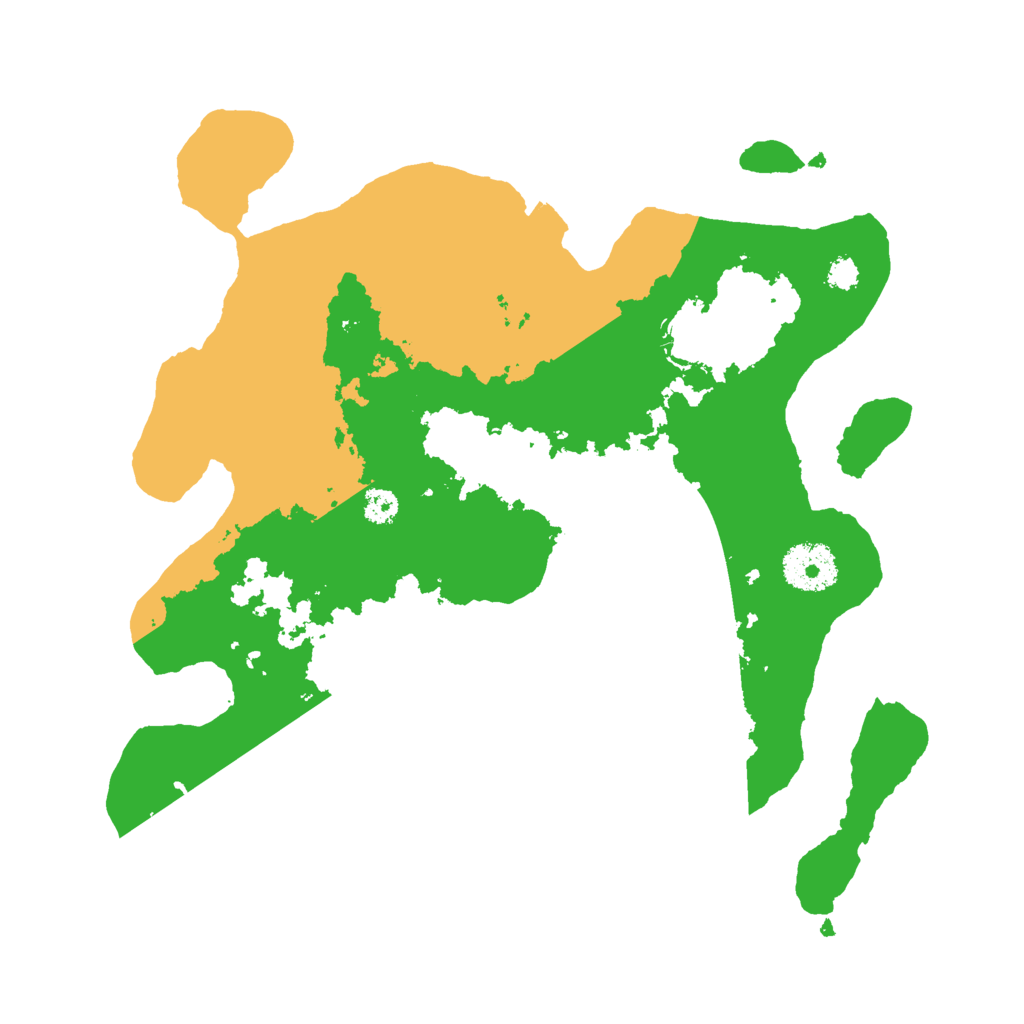Biome Rust Map: Procedural Map, Size: 3000, Seed: 56060