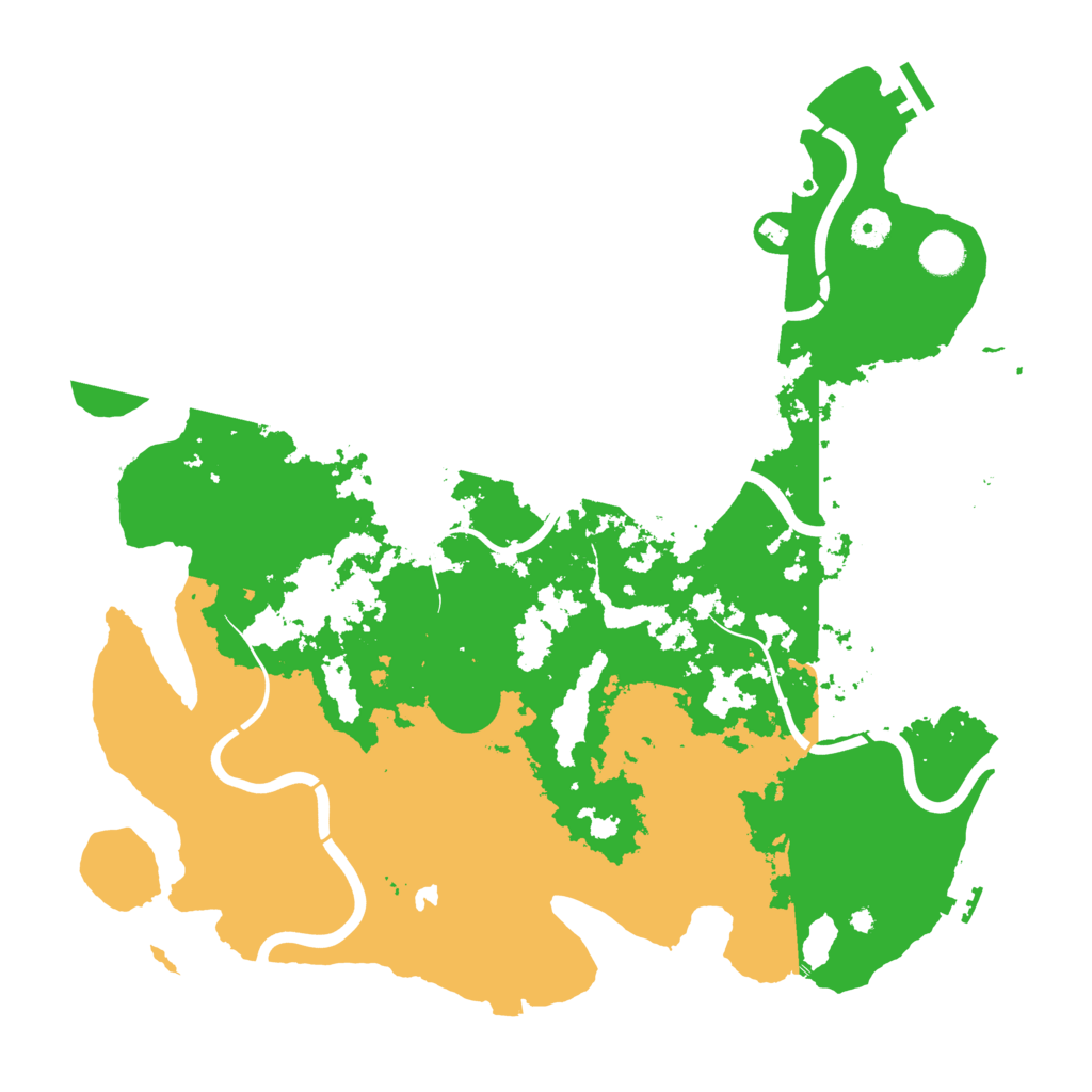 Biome Rust Map: Procedural Map, Size: 4250, Seed: 1160945098