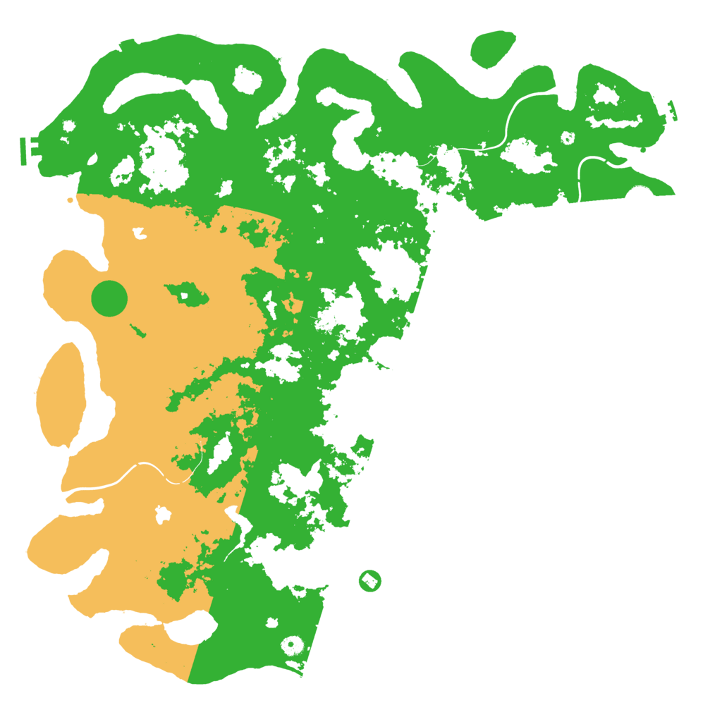 Biome Rust Map: Procedural Map, Size: 5250, Seed: 1856472137