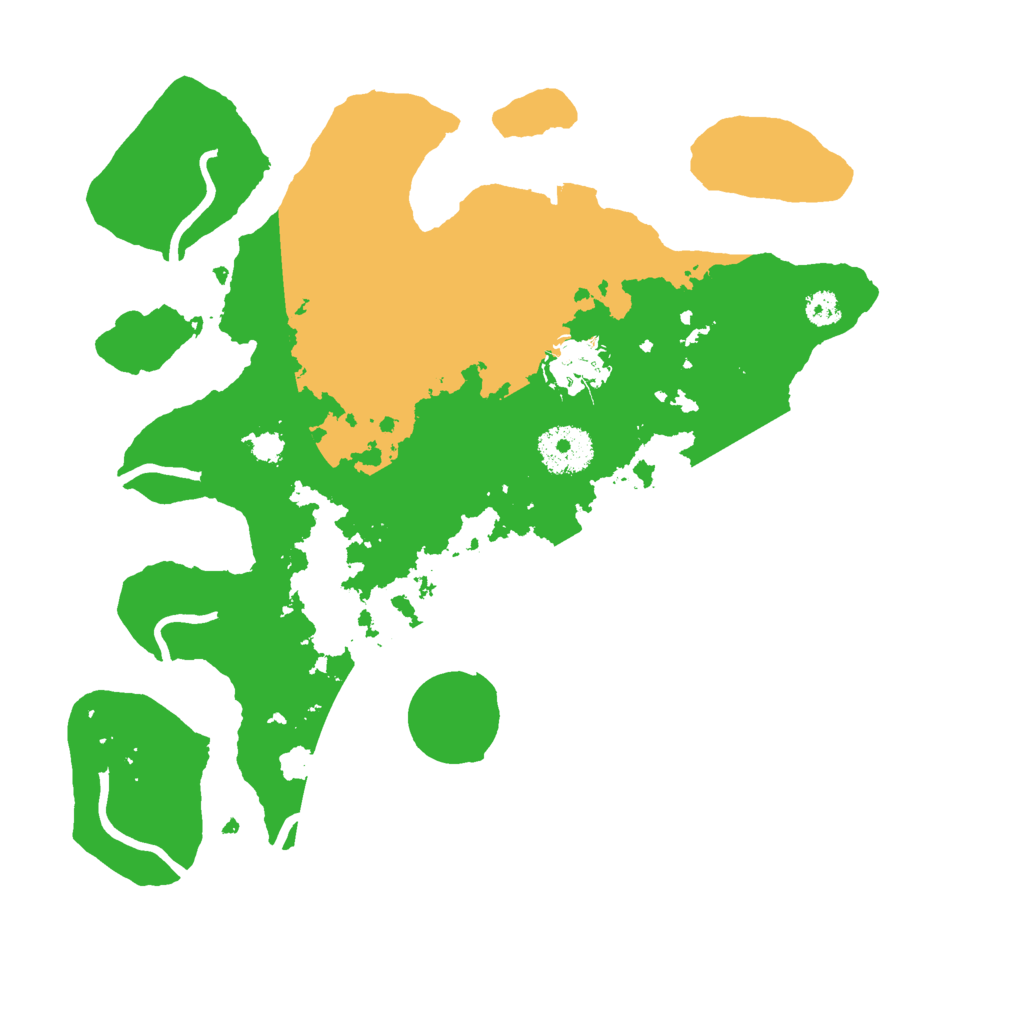 Biome Rust Map: Procedural Map, Size: 3000, Seed: 845108