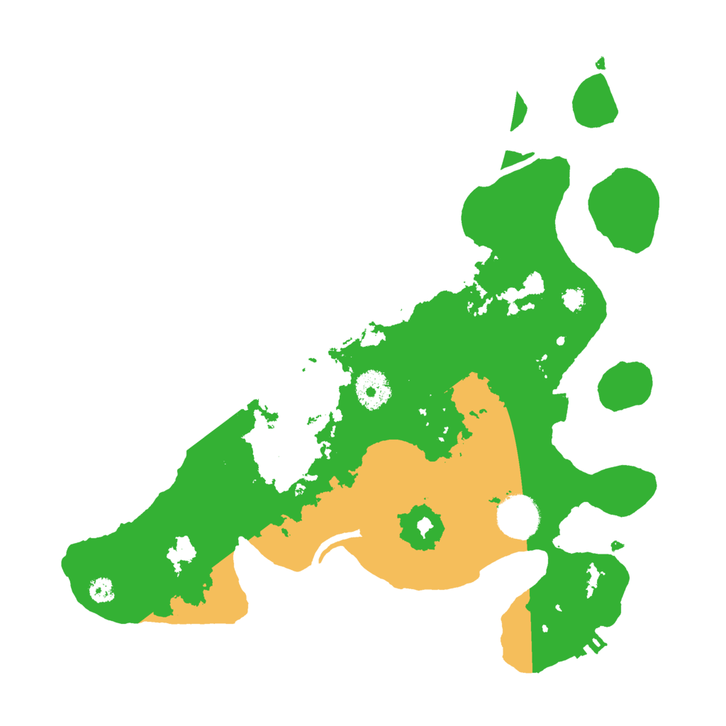 Biome Rust Map: Procedural Map, Size: 3000, Seed: 5202