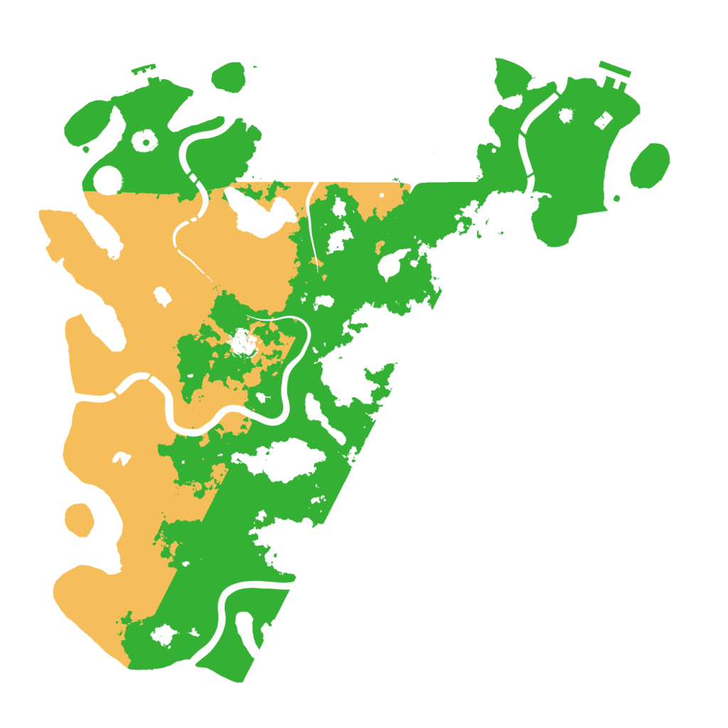 Biome Rust Map: Procedural Map, Size: 4500, Seed: 1276748546