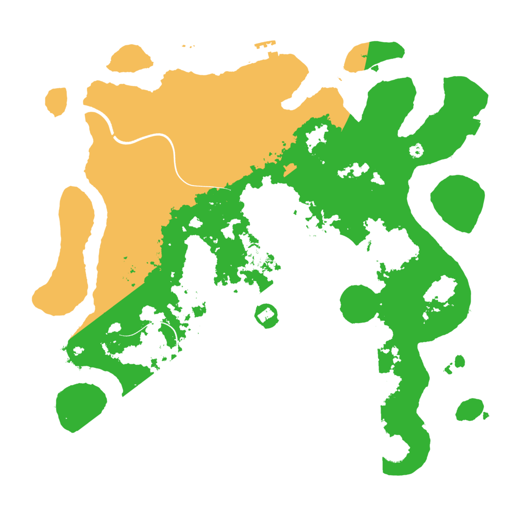 Biome Rust Map: Procedural Map, Size: 3750, Seed: 5123