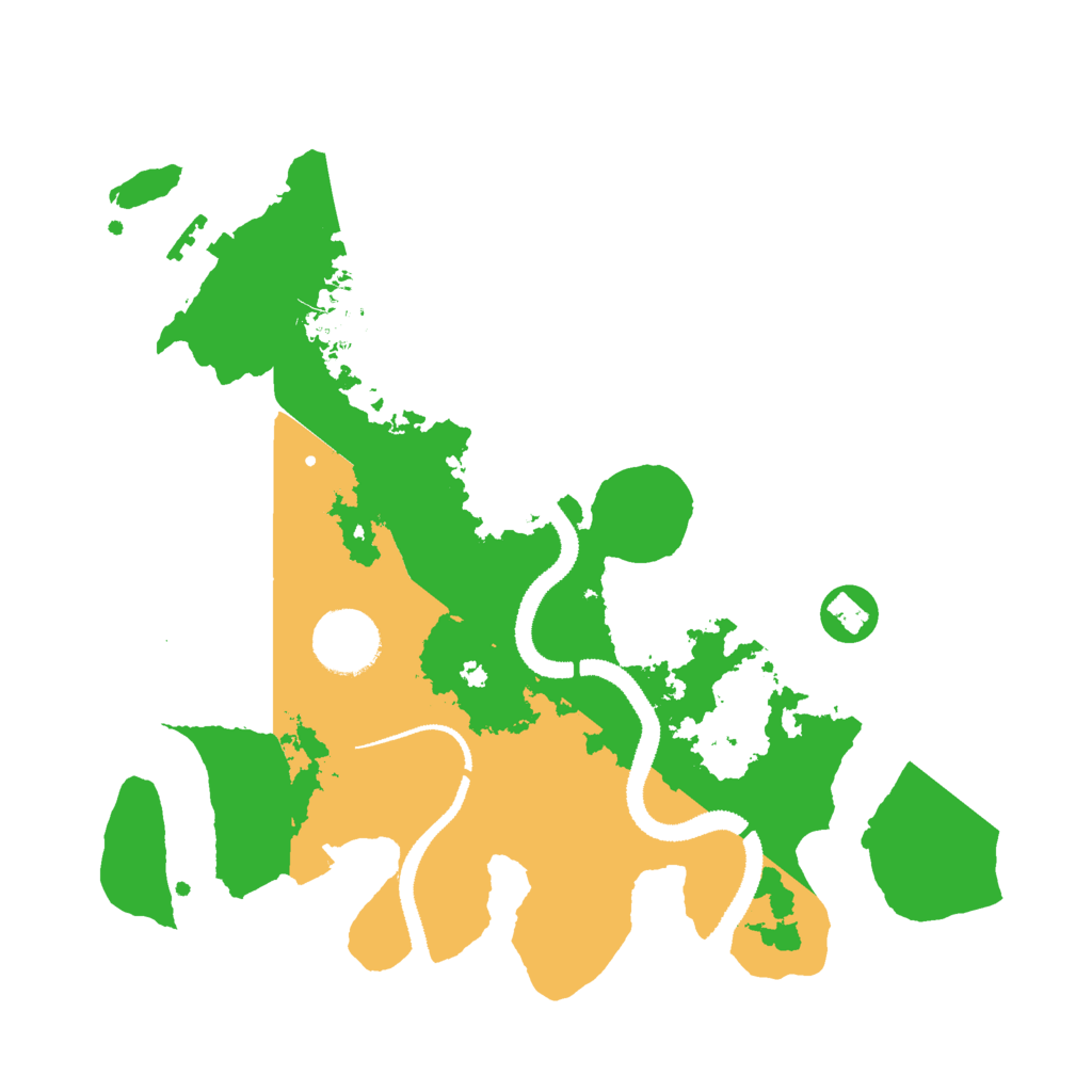Biome Rust Map: Procedural Map, Size: 3000, Seed: 29863