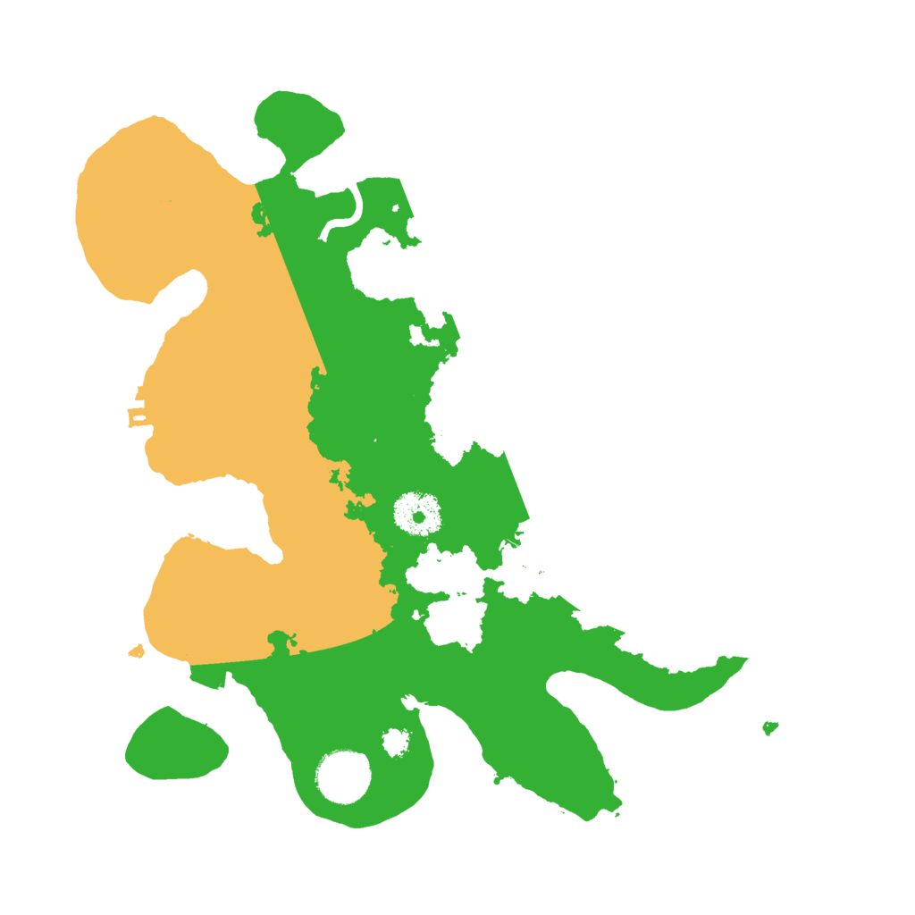 Biome Rust Map: Procedural Map, Size: 3000, Seed: 4437