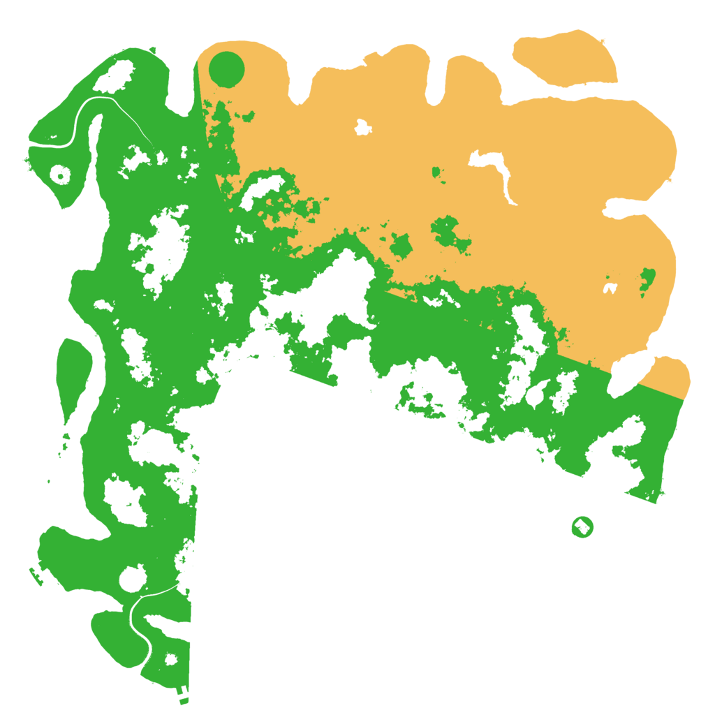 Biome Rust Map: Procedural Map, Size: 5300, Seed: 577124000