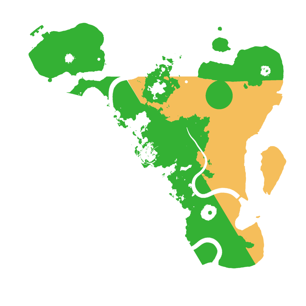 Biome Rust Map: Procedural Map, Size: 3000, Seed: 5860