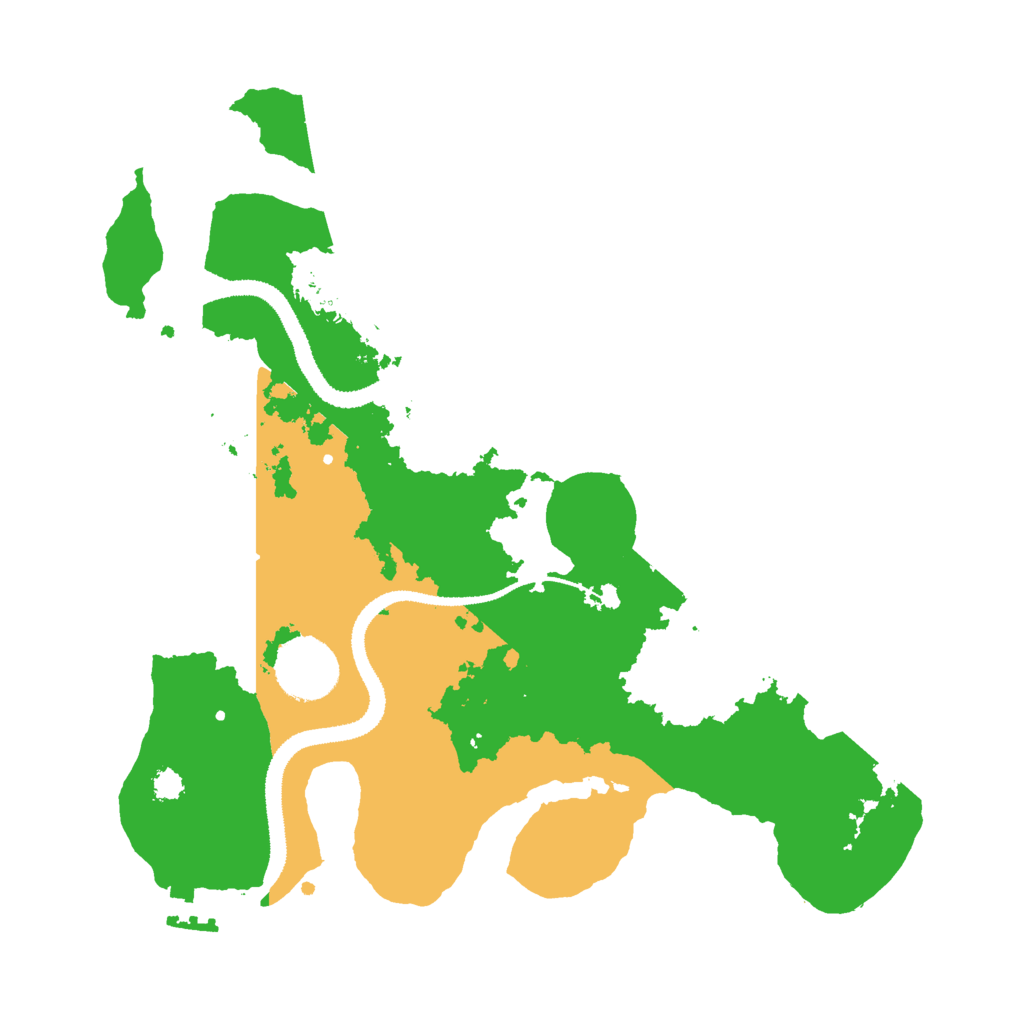Biome Rust Map: Procedural Map, Size: 3000, Seed: 22285