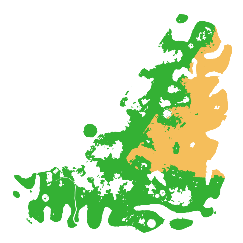 Biome Rust Map: Procedural Map, Size: 5000, Seed: 1261537023