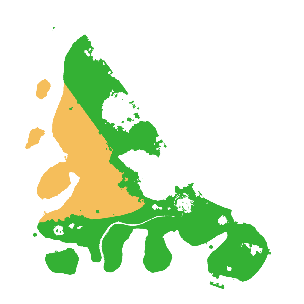 Biome Rust Map: Procedural Map, Size: 3000, Seed: 99891