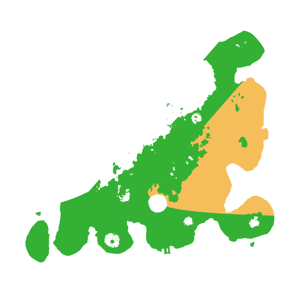 Biome Rust Map: Procedural Map, Size: 3000, Seed: 21004