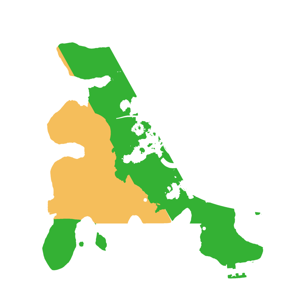 Biome Rust Map: Procedural Map, Size: 2450, Seed: 1889675631