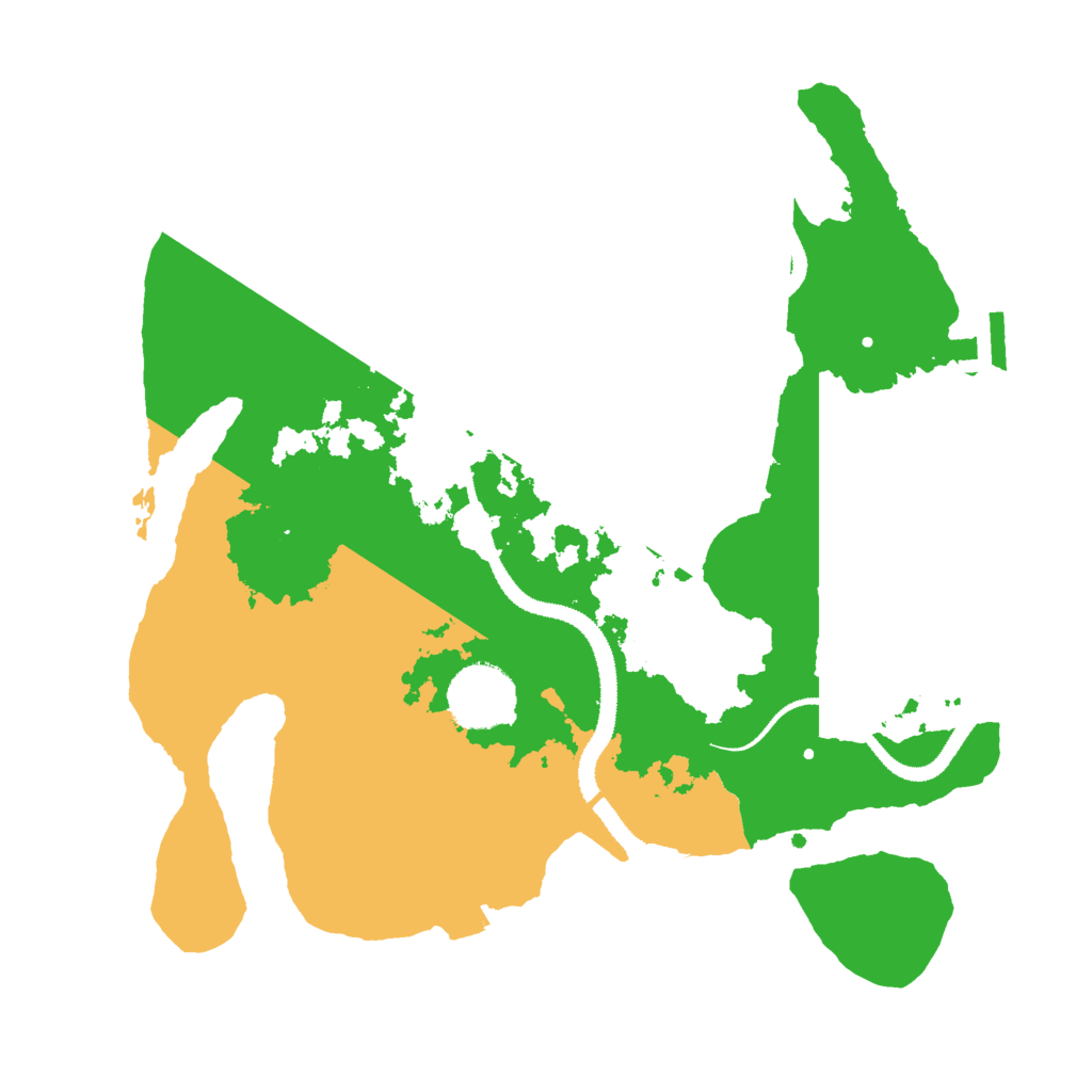 Biome Rust Map: Procedural Map, Size: 3000, Seed: 17788