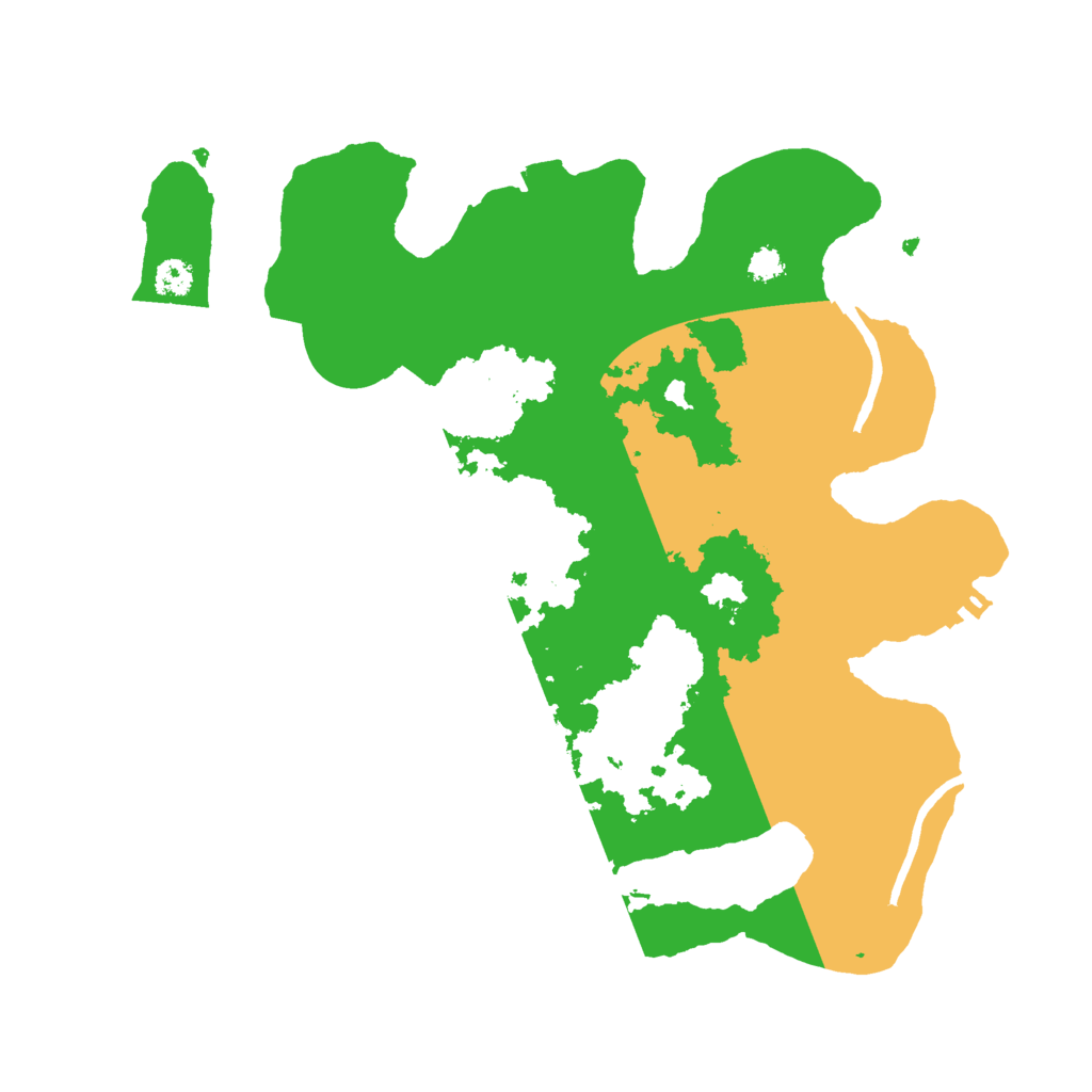 Biome Rust Map: Procedural Map, Size: 3000, Seed: 16087