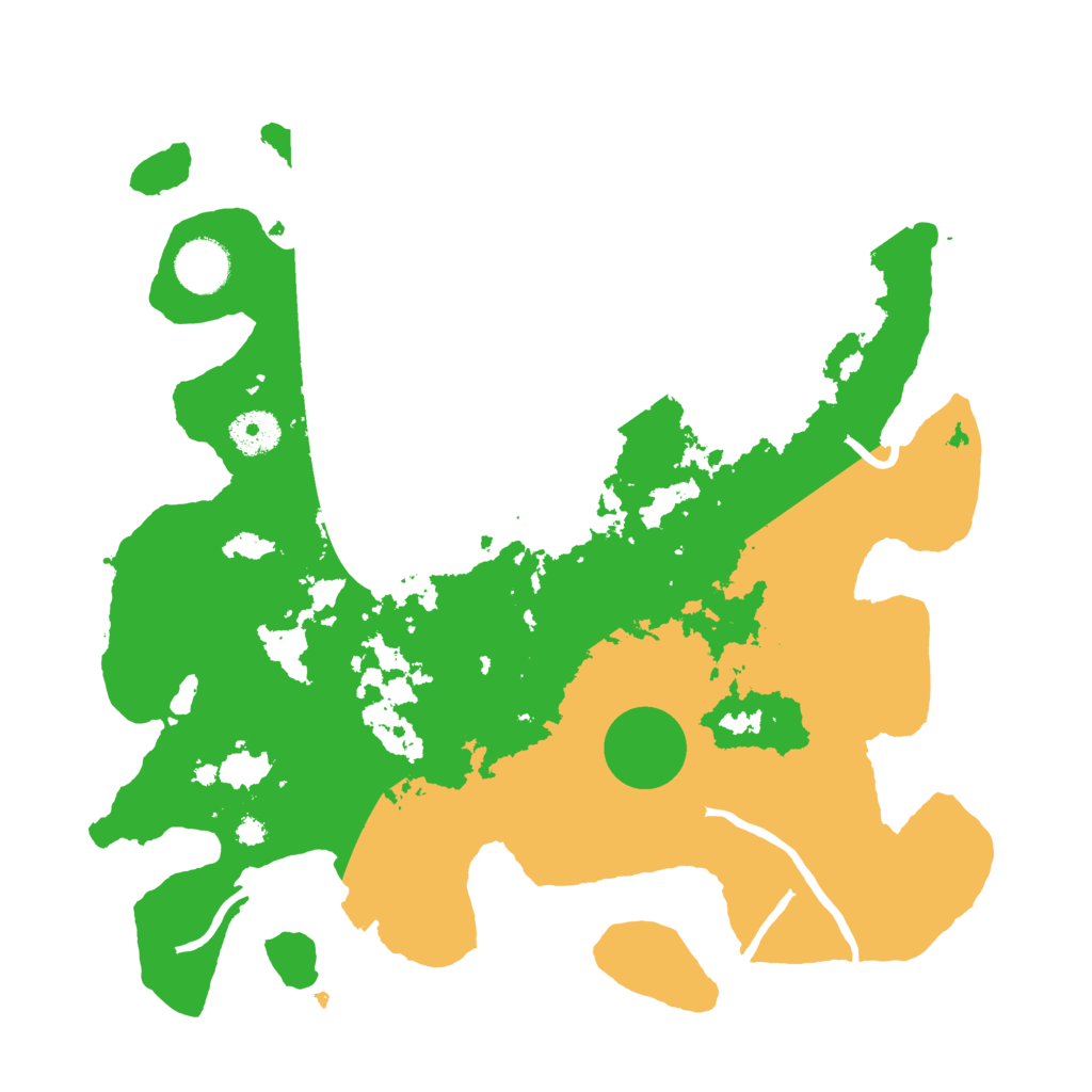 Biome Rust Map: Procedural Map, Size: 3500, Seed: 82293668