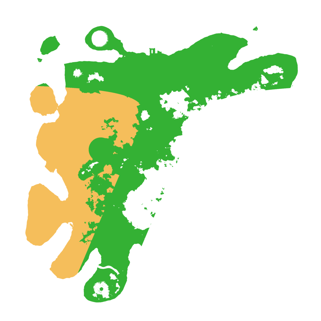 Biome Rust Map: Procedural Map, Size: 3500, Seed: 947789347