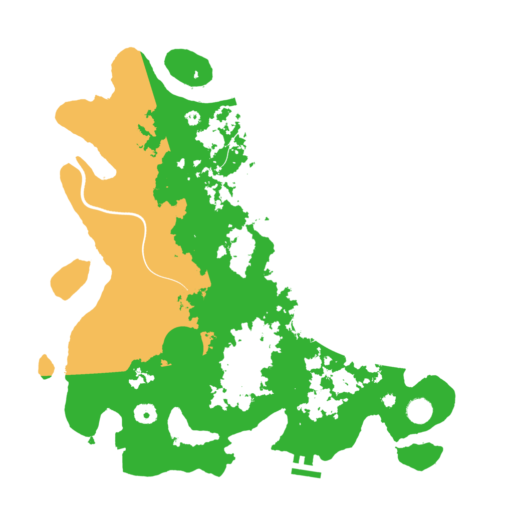 Biome Rust Map: Procedural Map, Size: 3500, Seed: 2046706063