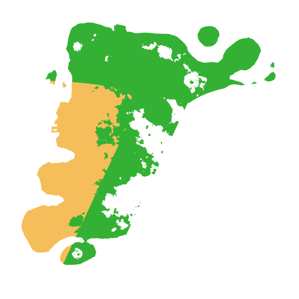 Biome Rust Map: Procedural Map, Size: 3000, Seed: 21079
