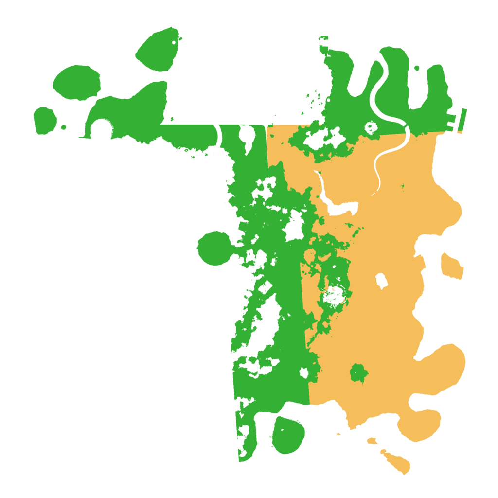 Biome Rust Map: Procedural Map, Size: 4000, Seed: 135831959