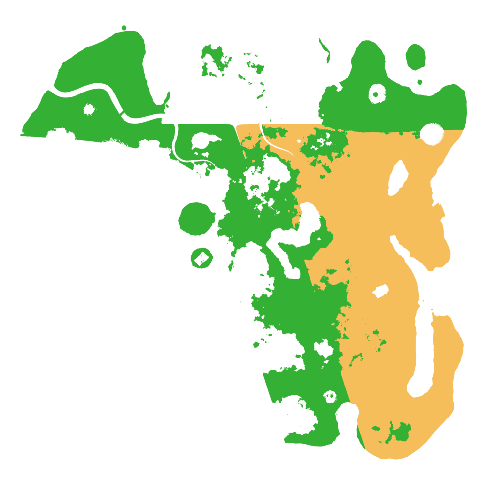 Biome Rust Map: Procedural Map, Size: 4000, Seed: 5489