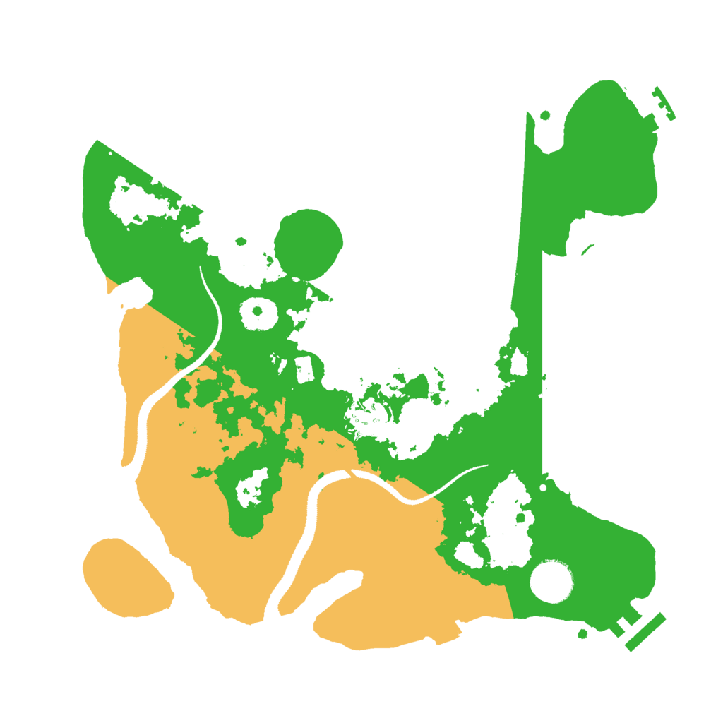 Biome Rust Map: Procedural Map, Size: 3000, Seed: 5507