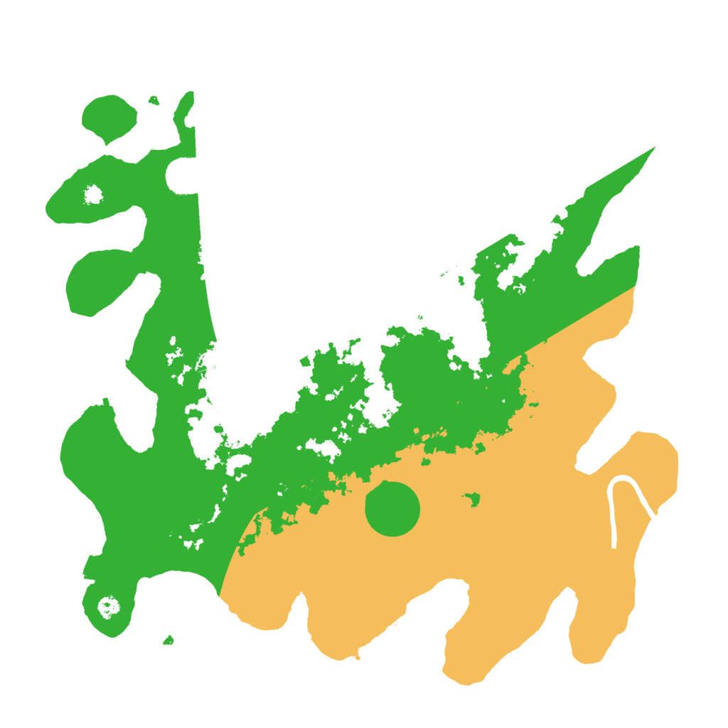 Biome Rust Map: Procedural Map, Size: 3500, Seed: 251262236