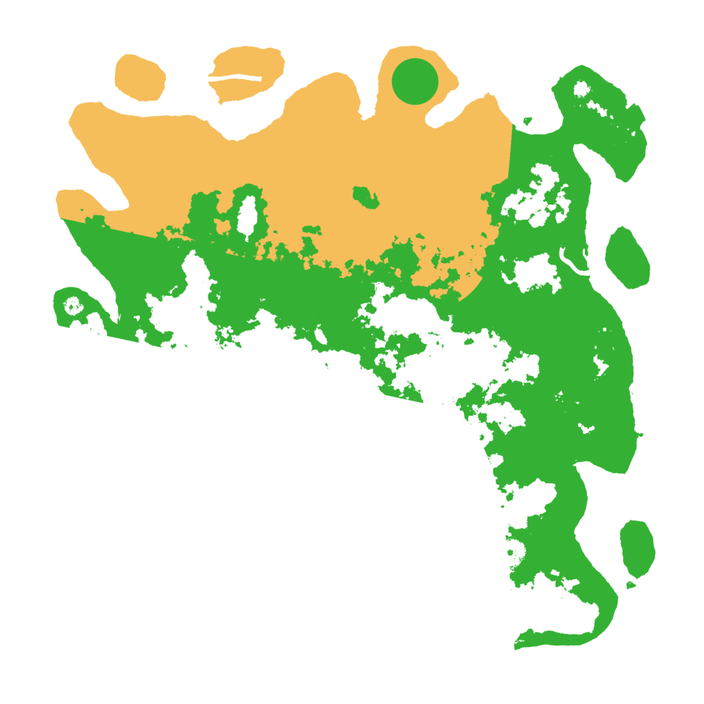 Biome Rust Map: Procedural Map, Size: 4000, Seed: 52623