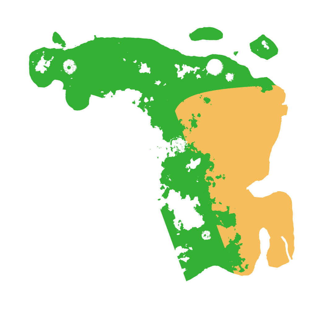 Biome Rust Map: Procedural Map, Size: 3500, Seed: 32727939