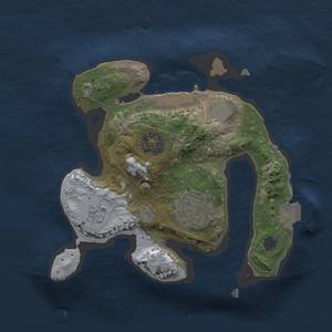 Thumbnail Rust Map: Procedural Map, Size: 2000, Seed: 8888, 6 Monuments