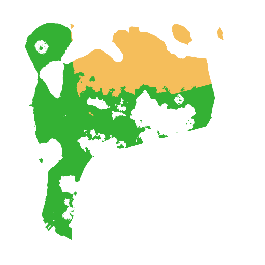 Biome Rust Map: Procedural Map, Size: 3000, Seed: 6243