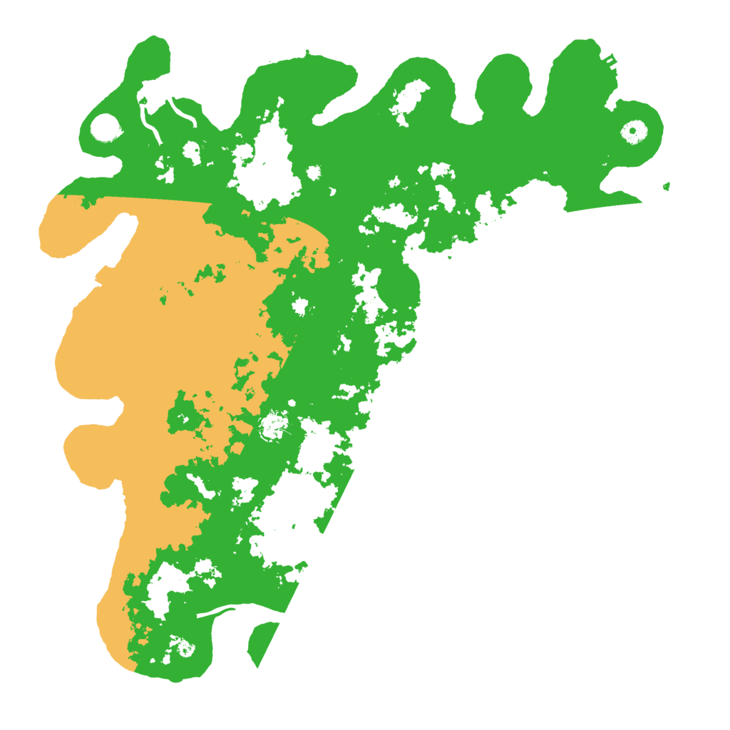 Biome Rust Map: Procedural Map, Size: 4500, Seed: 32181