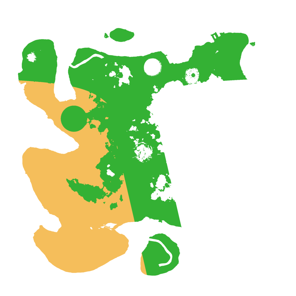 Biome Rust Map: Procedural Map, Size: 3000, Seed: 330001