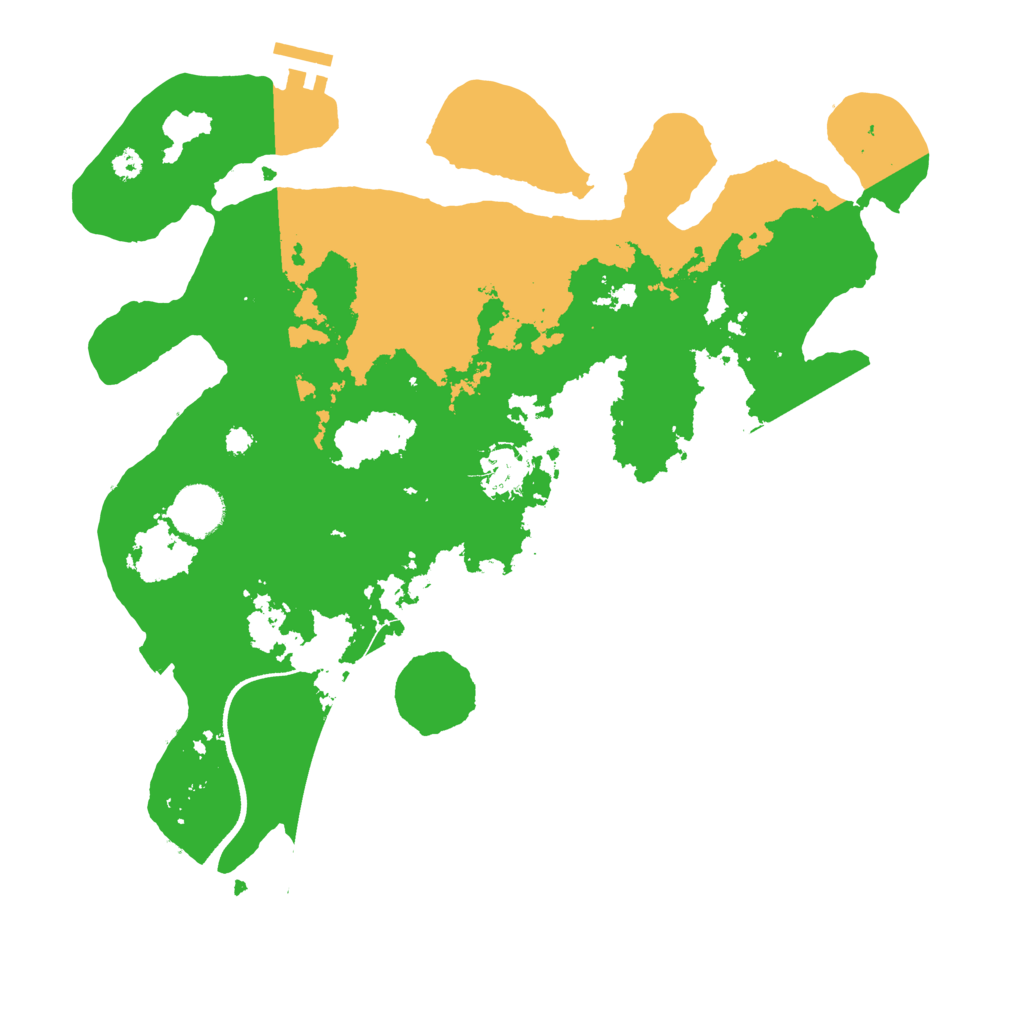 Biome Rust Map: Procedural Map, Size: 3500, Seed: 1617806671