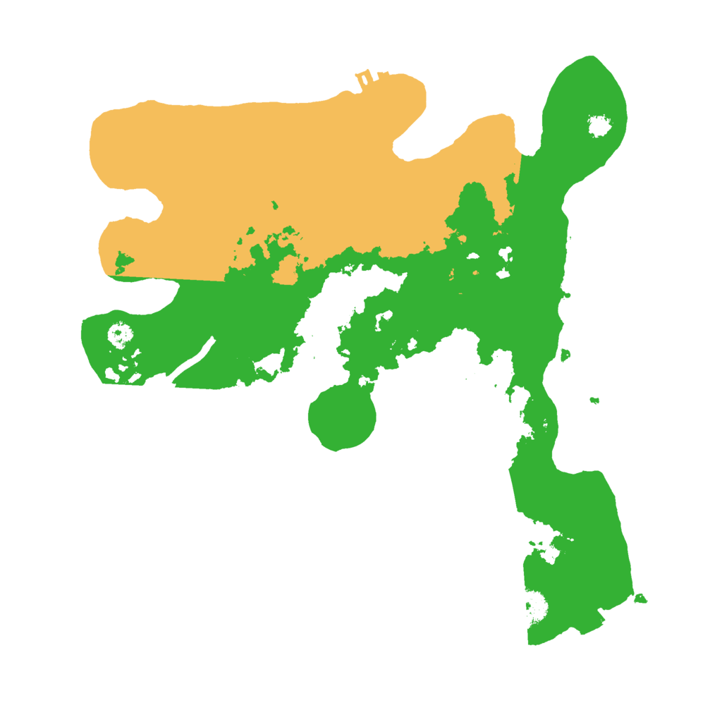 Biome Rust Map: Procedural Map, Size: 3000, Seed: 1864081585