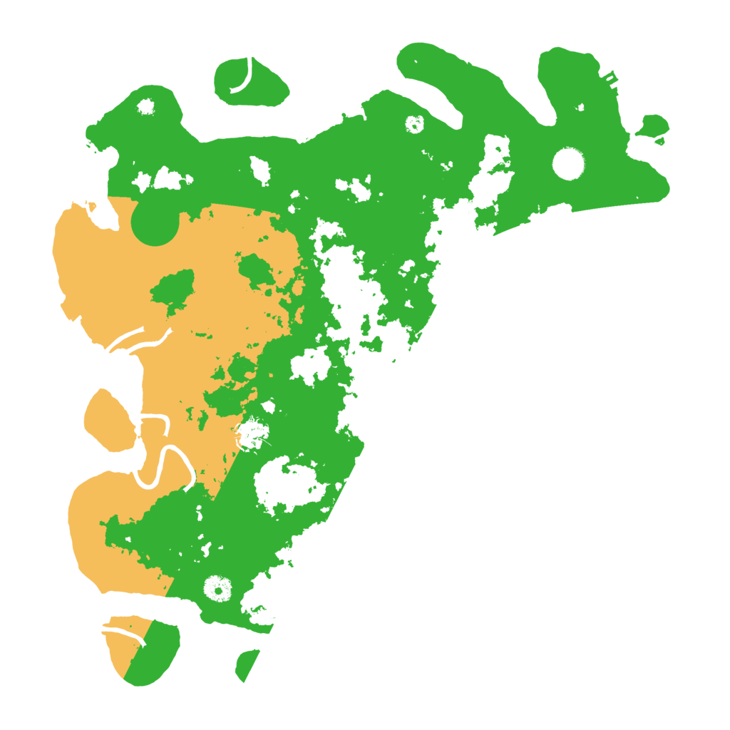 Biome Rust Map: Procedural Map, Size: 4000, Seed: 45732