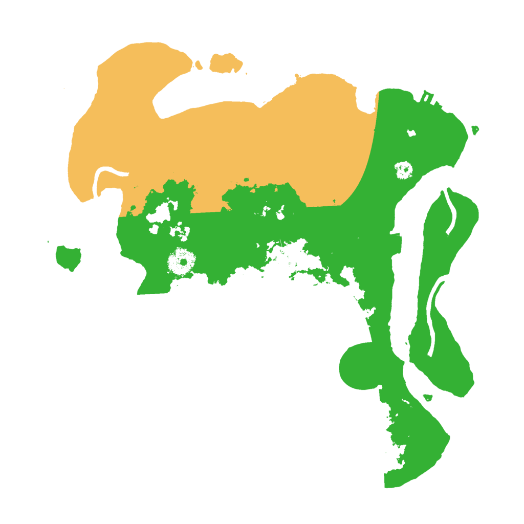 Biome Rust Map: Procedural Map, Size: 3000, Seed: 3448