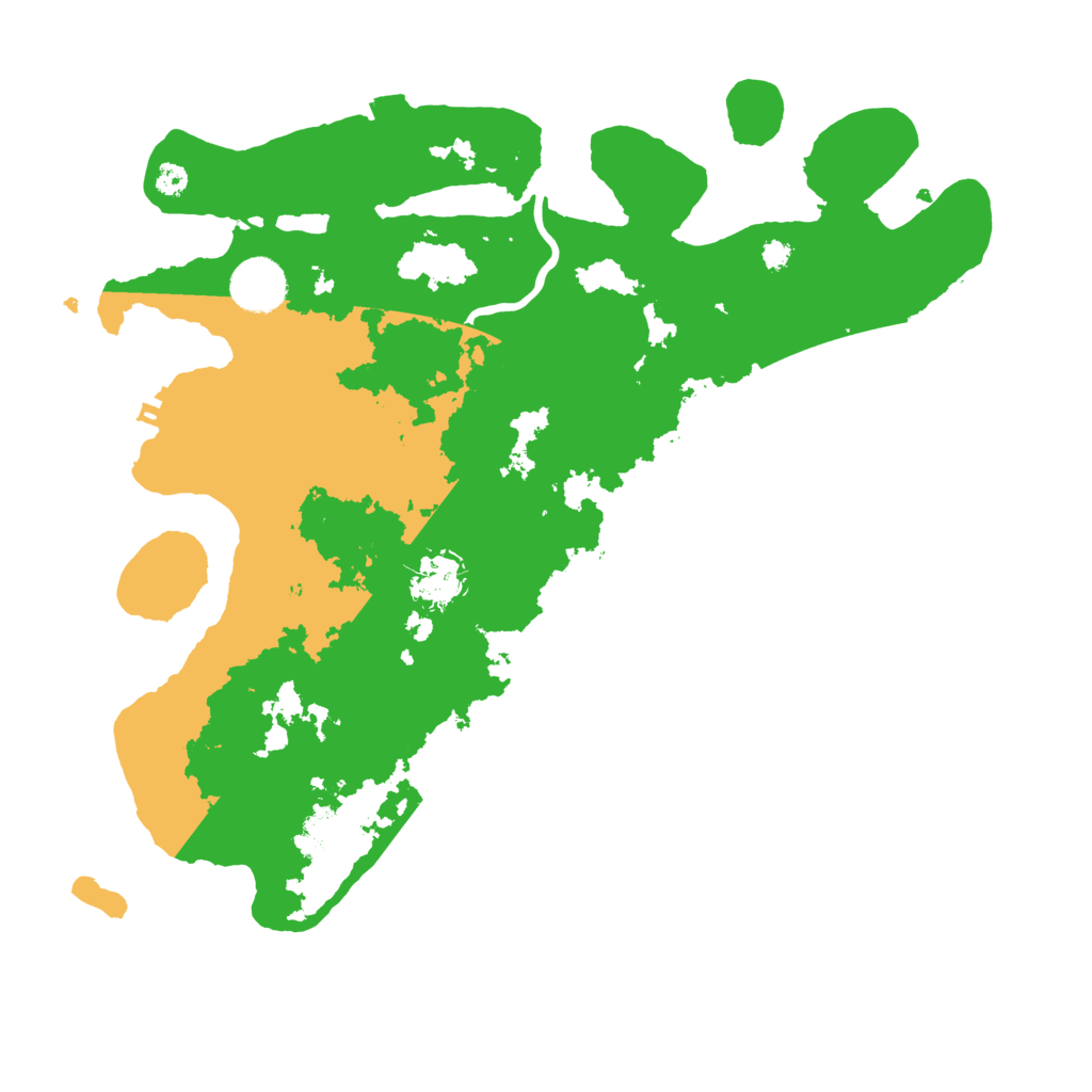 Biome Rust Map: Procedural Map, Size: 3500, Seed: 585885997