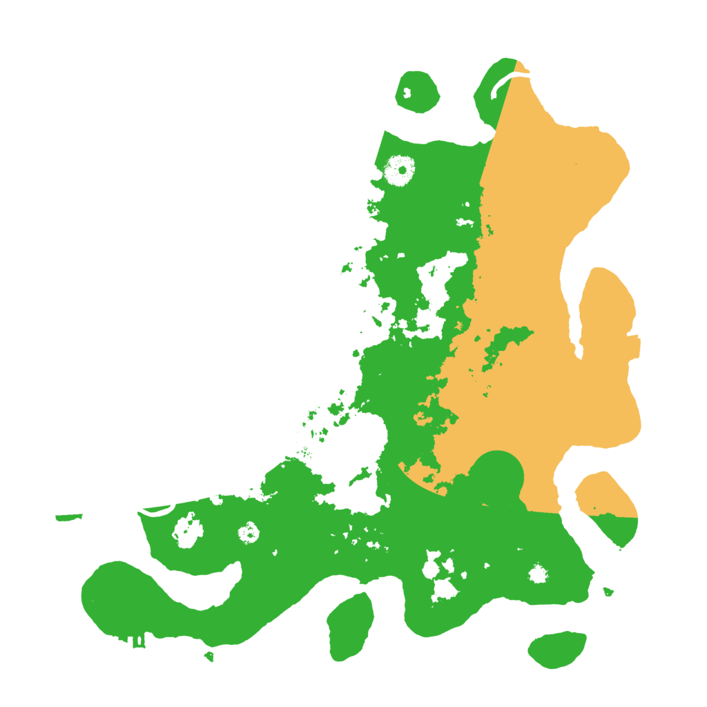 Biome Rust Map: Procedural Map, Size: 3500, Seed: 1382483049