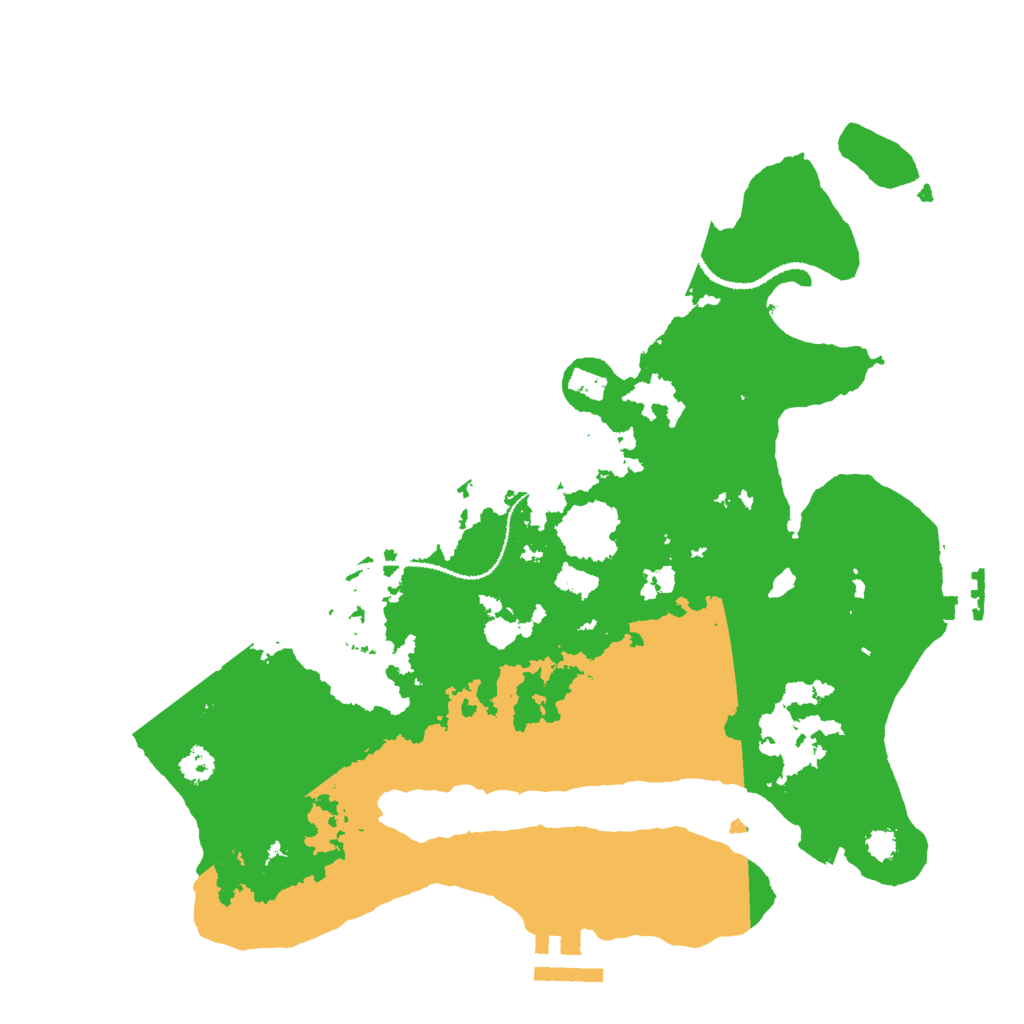 Biome Rust Map: Procedural Map, Size: 3000, Seed: 19414