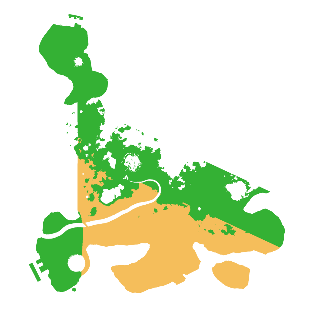 Biome Rust Map: Procedural Map, Size: 3200, Seed: 2127049616