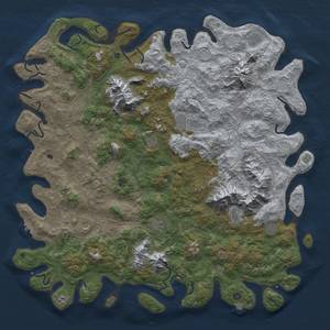 Thumbnail Rust Map: Procedural Map, Size: 6000, Seed: 15680, 19 Monuments