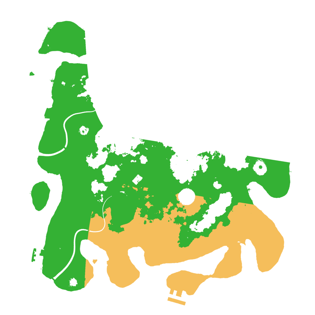 Biome Rust Map: Procedural Map, Size: 3500, Seed: 2121630512
