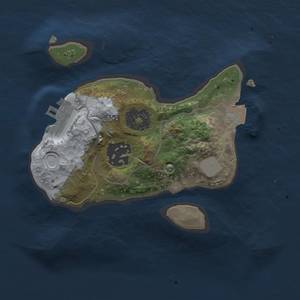 Thumbnail Rust Map: Procedural Map, Size: 1800, Seed: 832093305, 5 Monuments