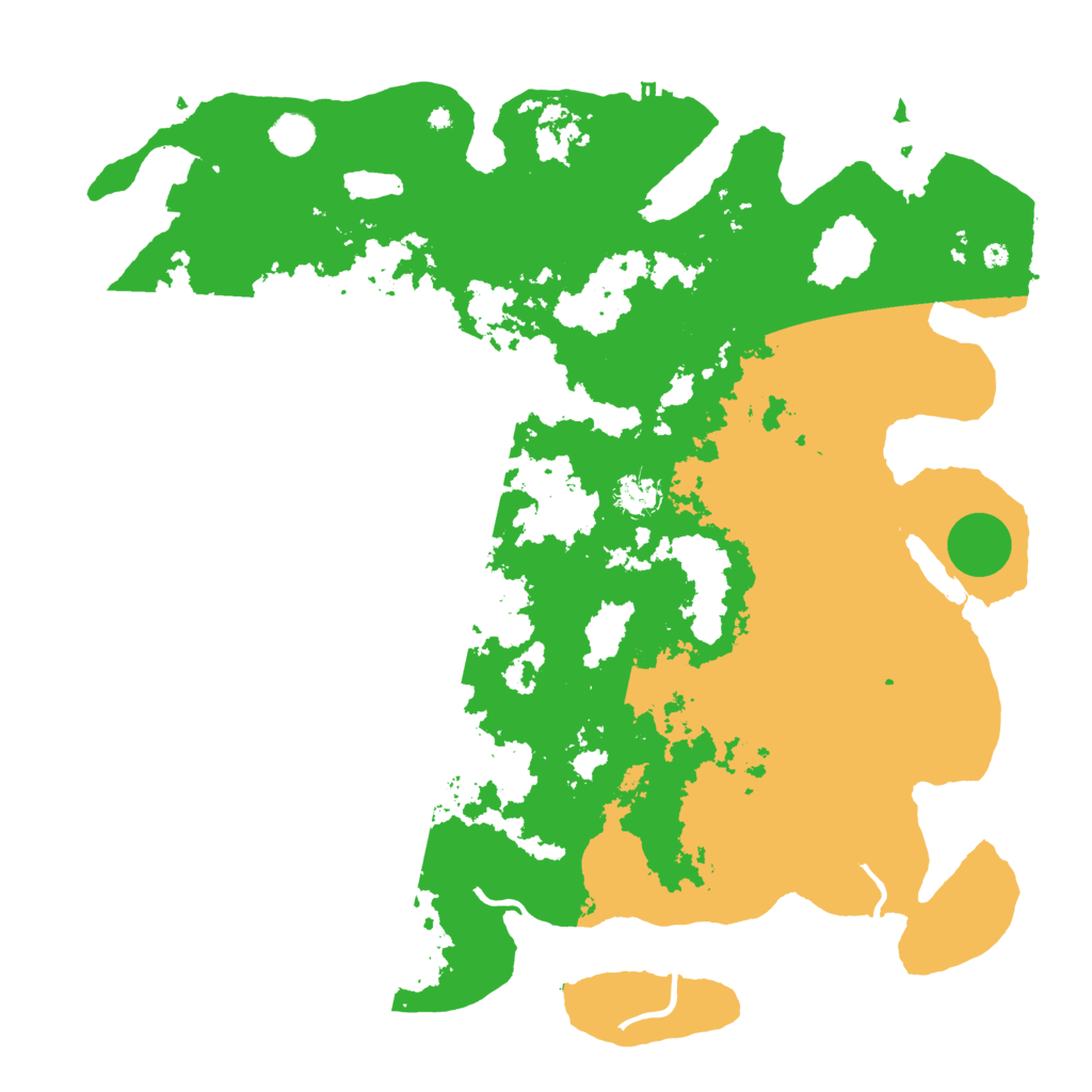 Biome Rust Map: Procedural Map, Size: 4500, Seed: 721890497