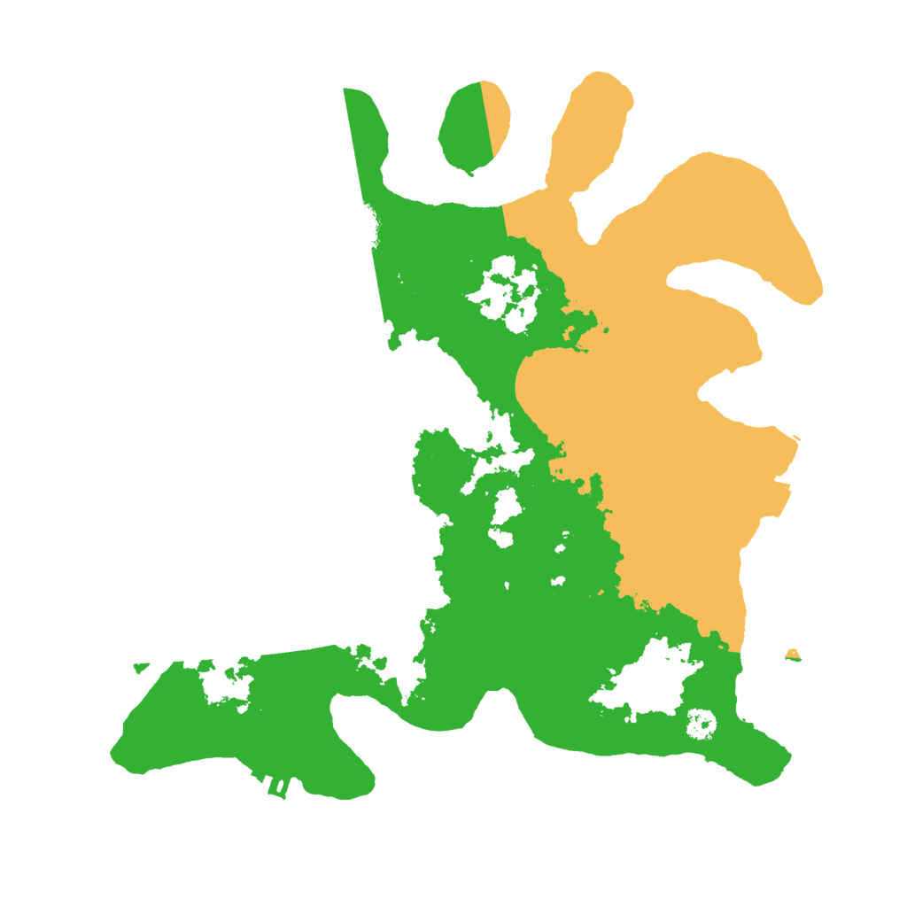 Biome Rust Map: Procedural Map, Size: 3000, Seed: 3180245