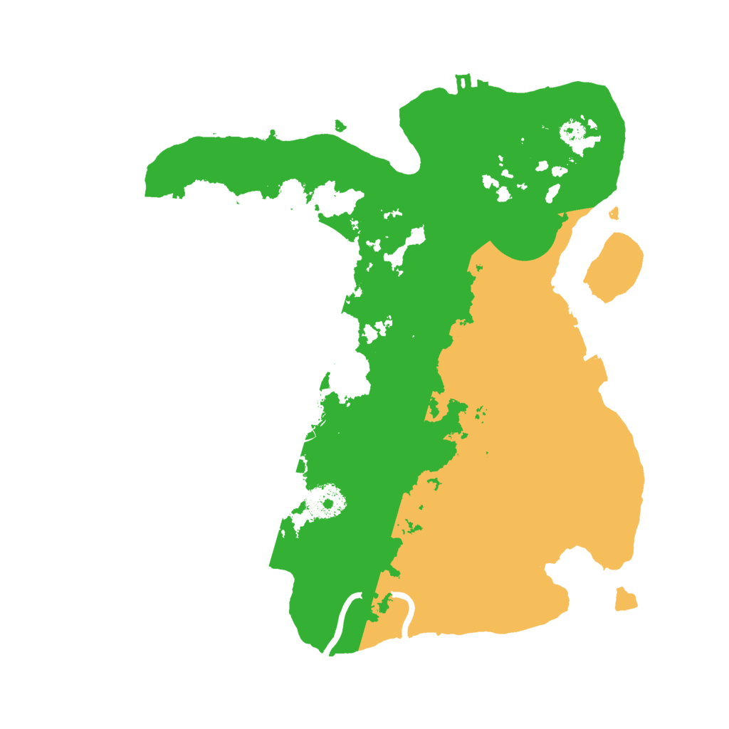 Biome Rust Map: Procedural Map, Size: 3000, Seed: 1182256894