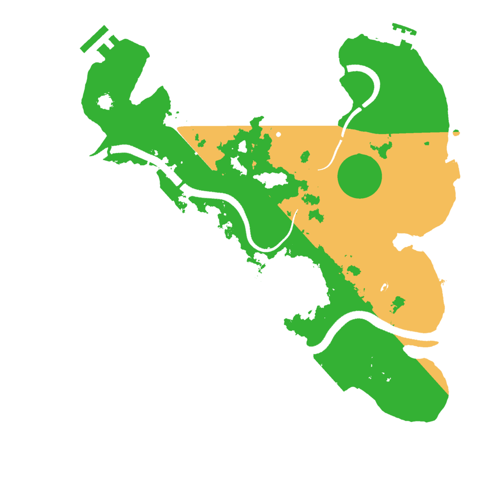 Biome Rust Map: Procedural Map, Size: 3000, Seed: 3820