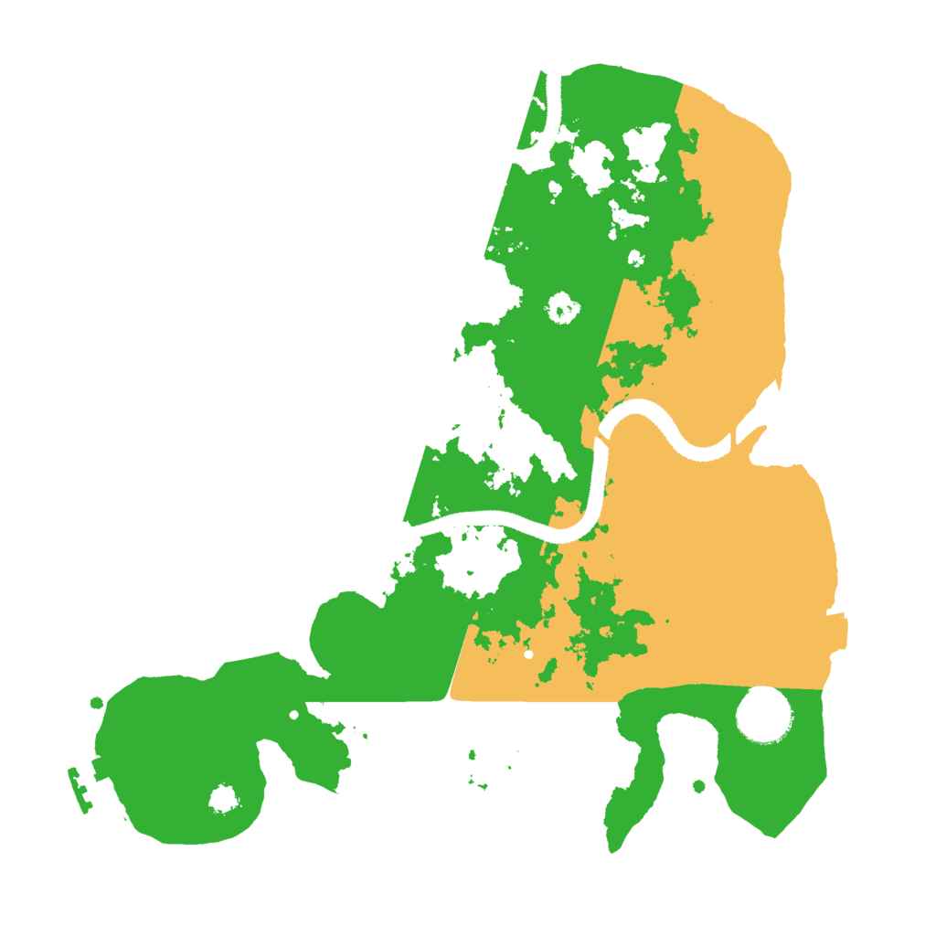Biome Rust Map: Procedural Map, Size: 3000, Seed: 5866