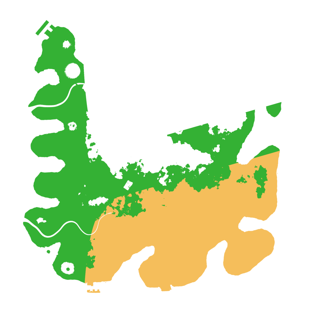 Biome Rust Map: Procedural Map, Size: 3600, Seed: 570